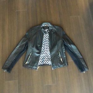 Black pleather jacket